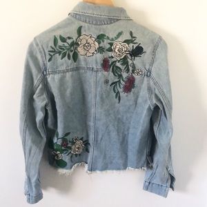 H&M Coachella Embroidered Denim Jacket